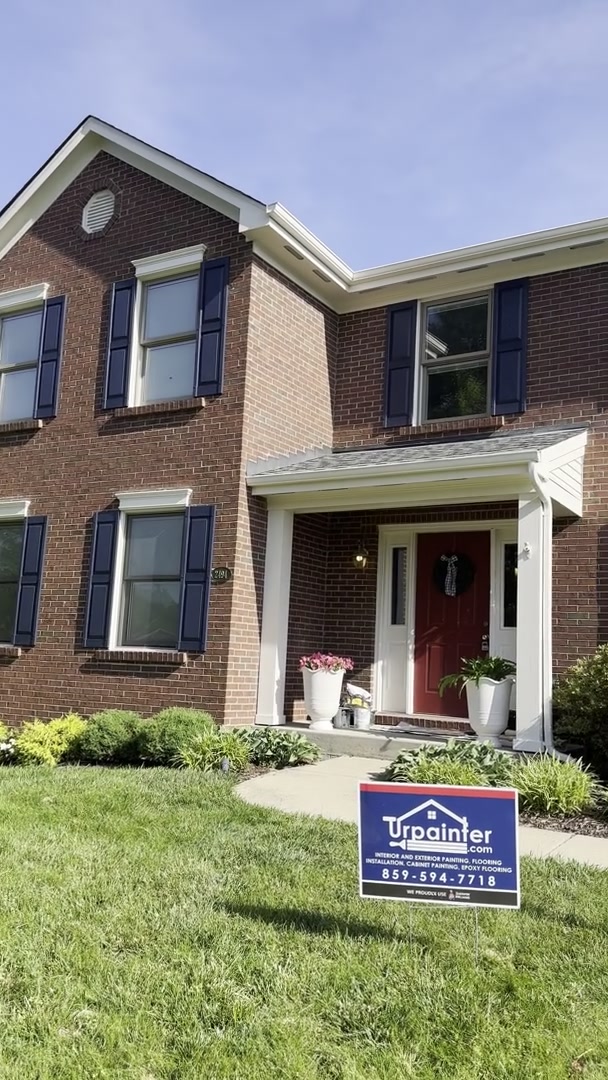 Exterior painting – siding, trim, doors and gutters completed